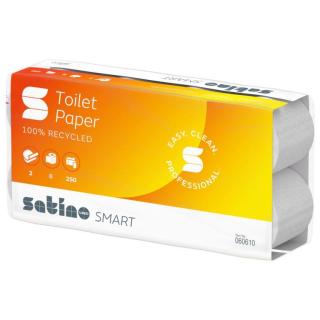 Toilettenpapier 2-lagig, 250 Blatt/Rolle, Recycling hell | 64 Rollen/Sack